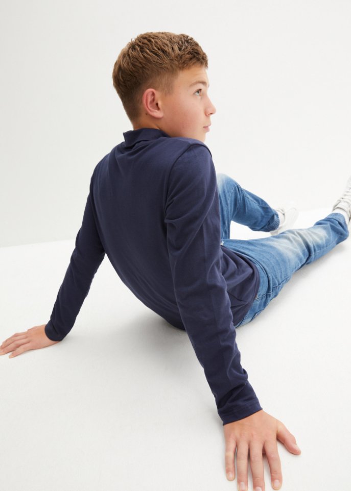 Kinder Rollkragen-Langarmshirt (2er Pack)