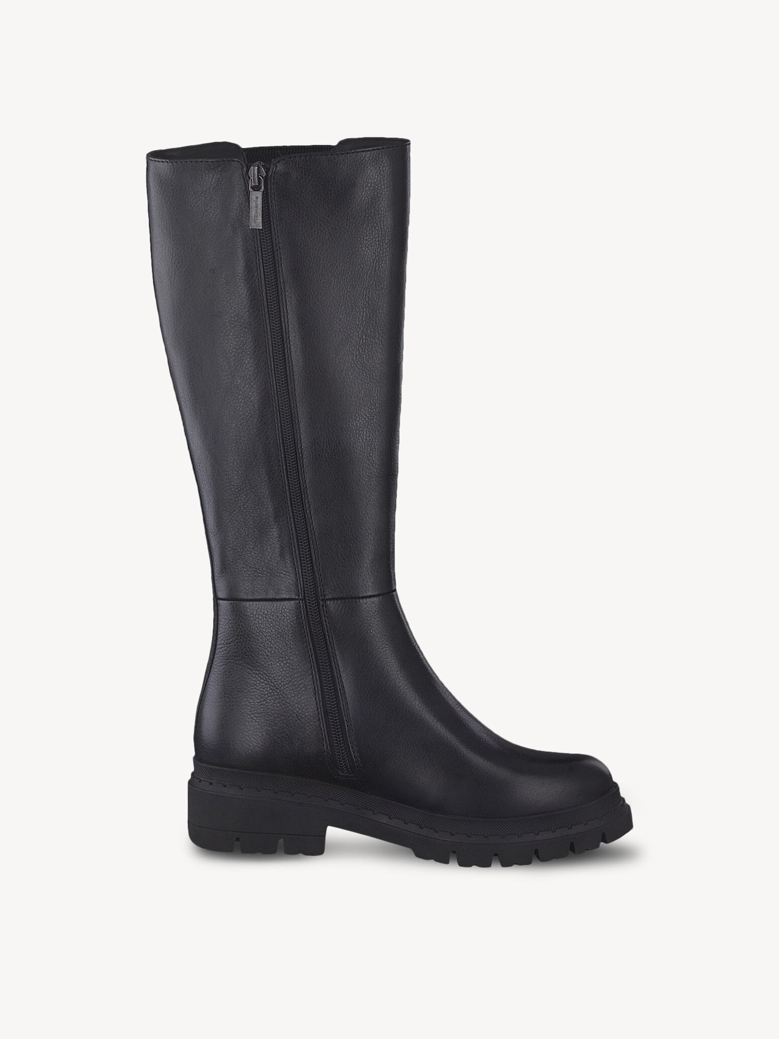 Bottes en cuir - noir