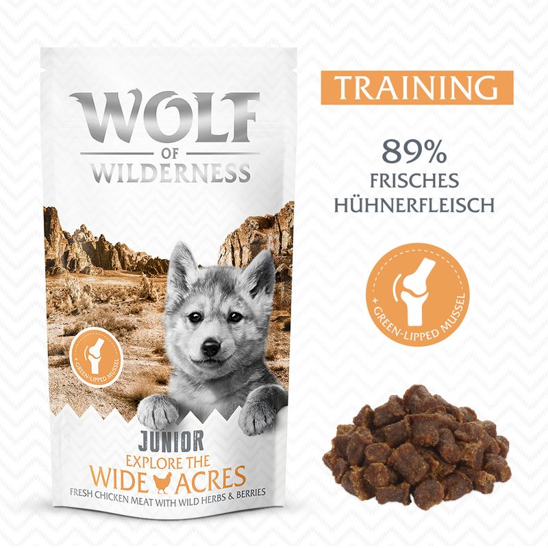Wolf of Wilderness Training JUNIOR “Explore the Wide Acres” Huhn