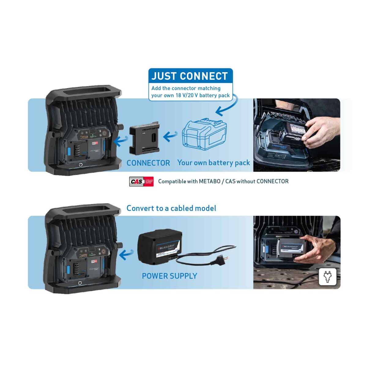 Scangrip Multimatch 3 Connect Flutlicht