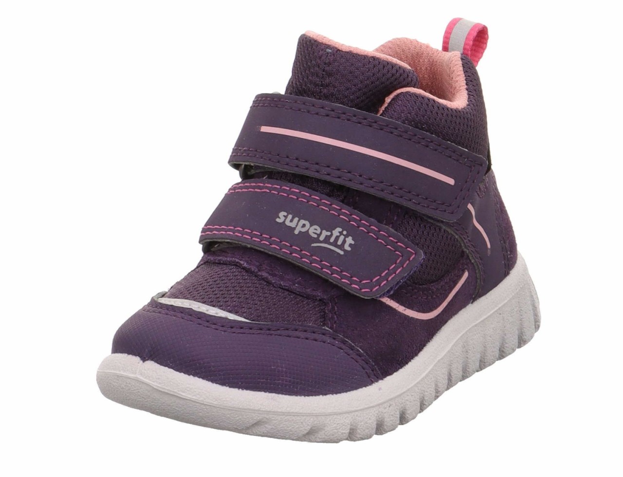 SUPERFIT Mädchen Sneaker lila/pink