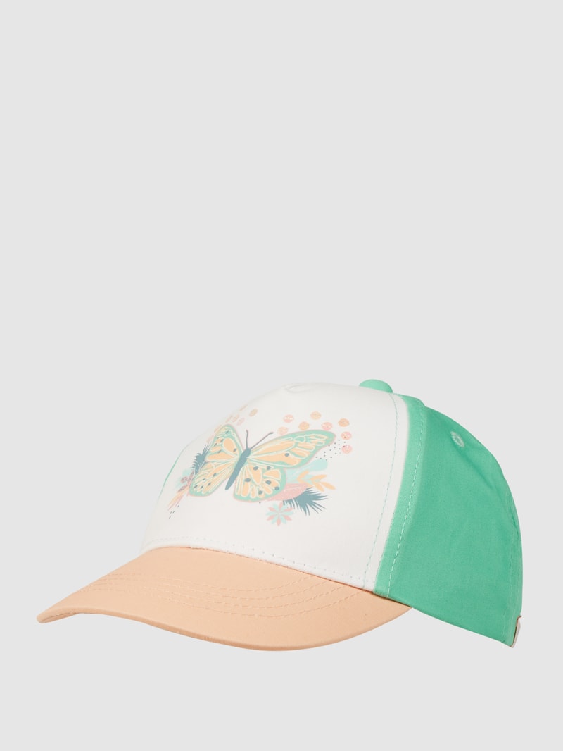 Cap mit Pailletten in rosa