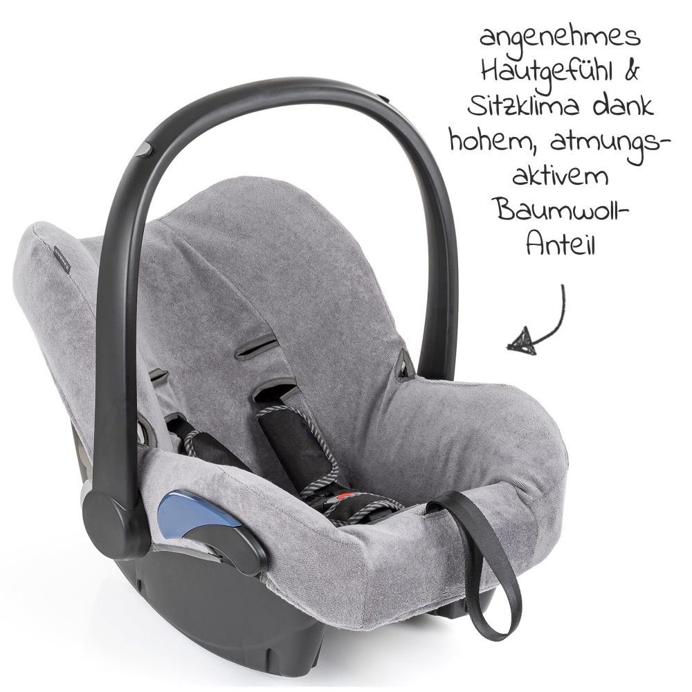 Zamboo Autokindersitz Grau, Bezug für Maxi Cosi Citi Babyschale Sommerbezug für Autositz Citi
