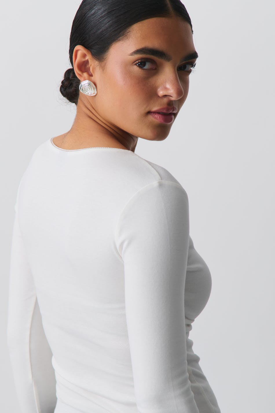 V-neck top