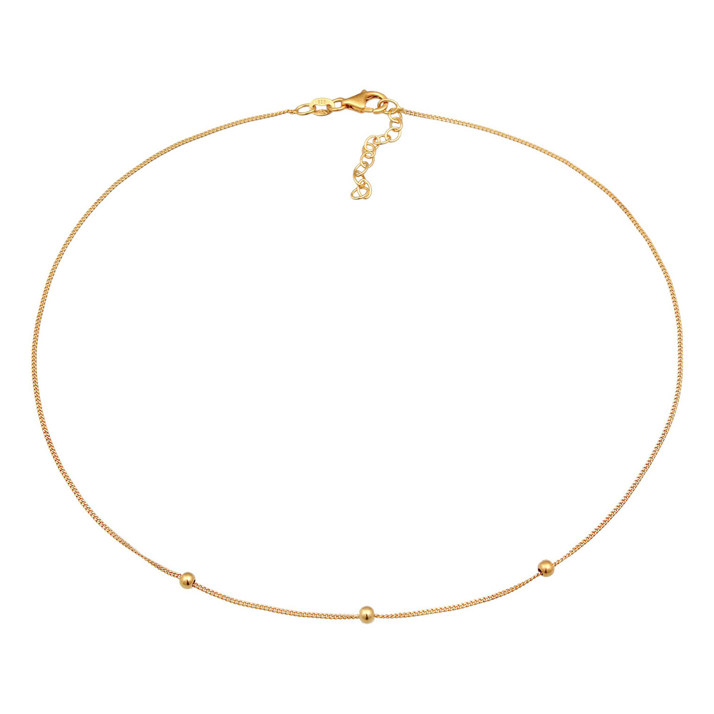 Elli Elli Collier Perles de choker pour femmes en argent massif 925 collier