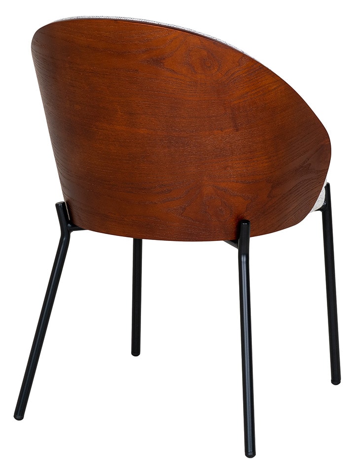 House Nordic 2er-Set: Esszimmerstühle in Hellgrau/ Braun - (B)55 x (H)74 x (T)53,5 cm günstig kaufen onesize