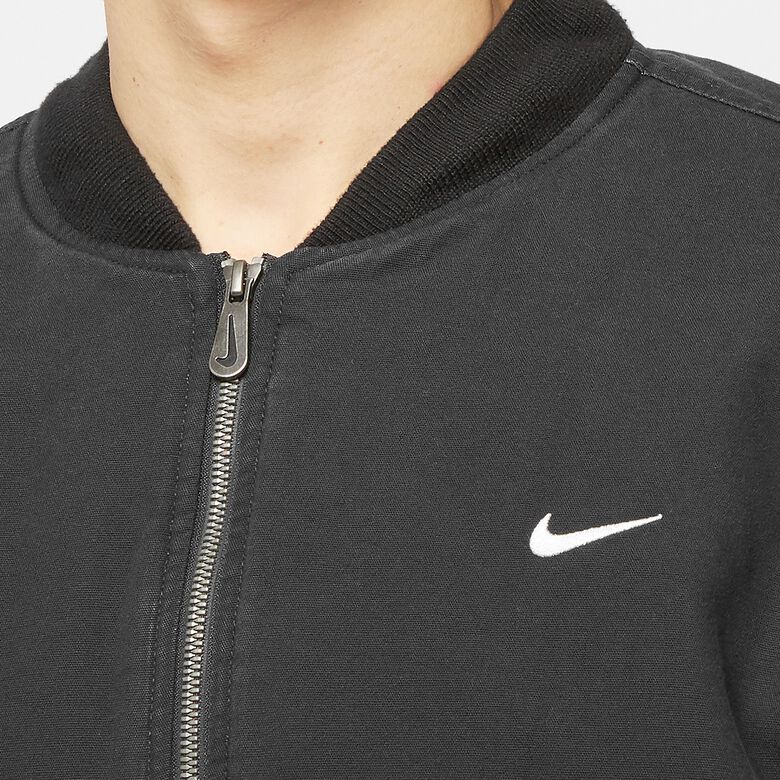 NIKE Life Woven Flight Jacket black/white