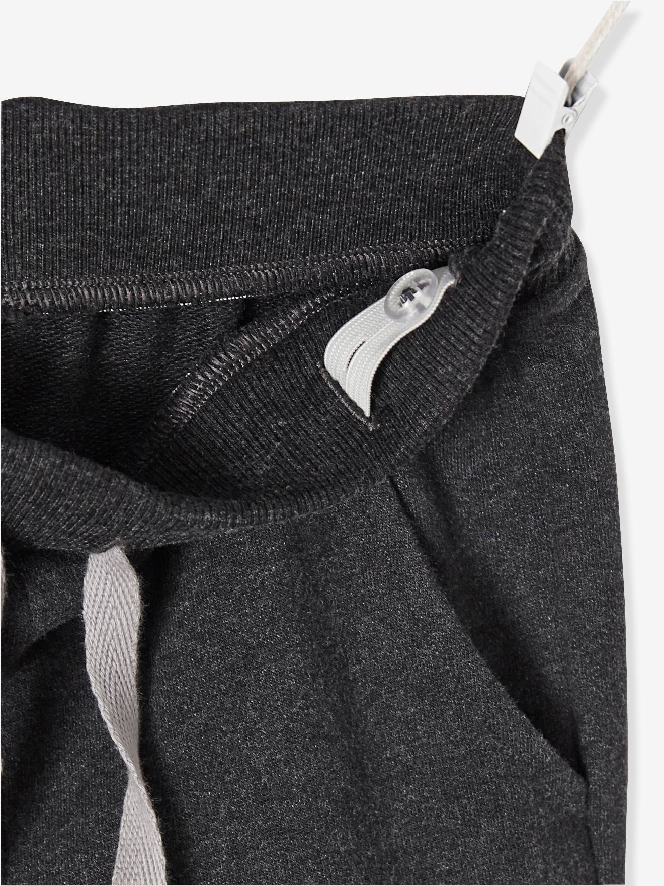 Vertbaudet Sweat-Hose für Jungen BASIC Oeko-Tex - schwarz meliert