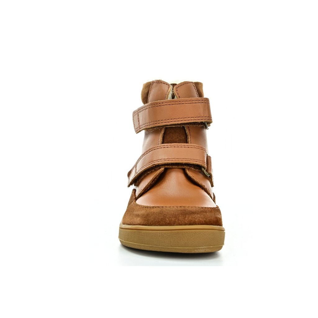 Bundgaard Basil Strap II Tex Brown braune Barfuß-Stiefeletten