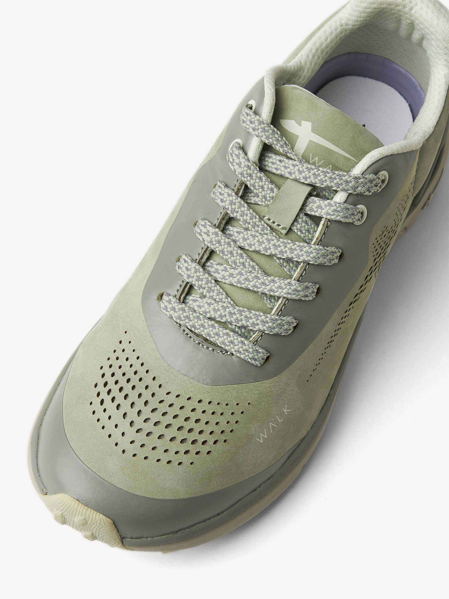 Chaussure de randonnée W-0405 en cuir - vert