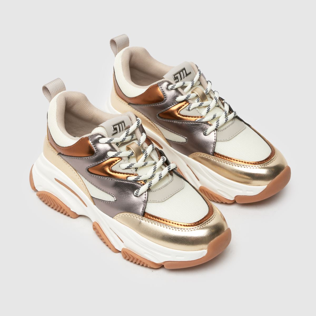 Steve Madden pewter progressive dekliški športni copati za otroke