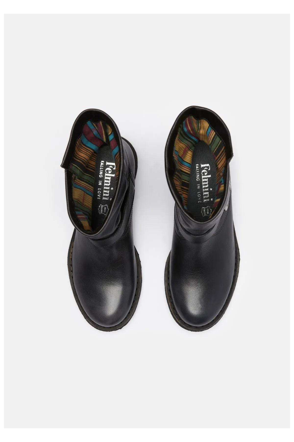 Felmini  Stiefelette - Schwarz - Blockabsatz