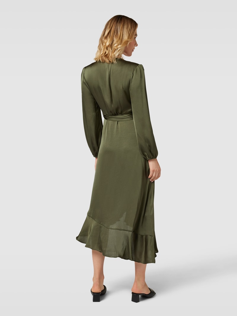 Maxikleid in Wickel-Optik Modell 'POSITANO' in khaki