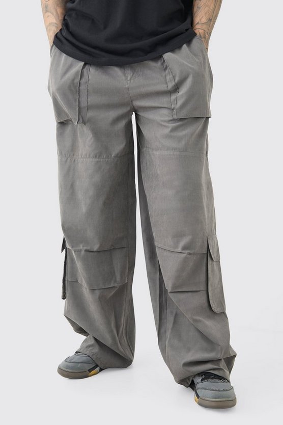 Tall Oversize Cargohose mit elastischem Bund