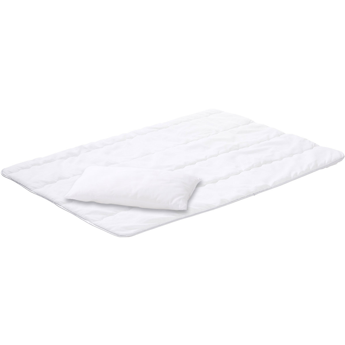 Kinder Bettdecke & Kissen Set Thermovlies, Kunstfaser, 100 x 135 cm und 40 x 60 cm
