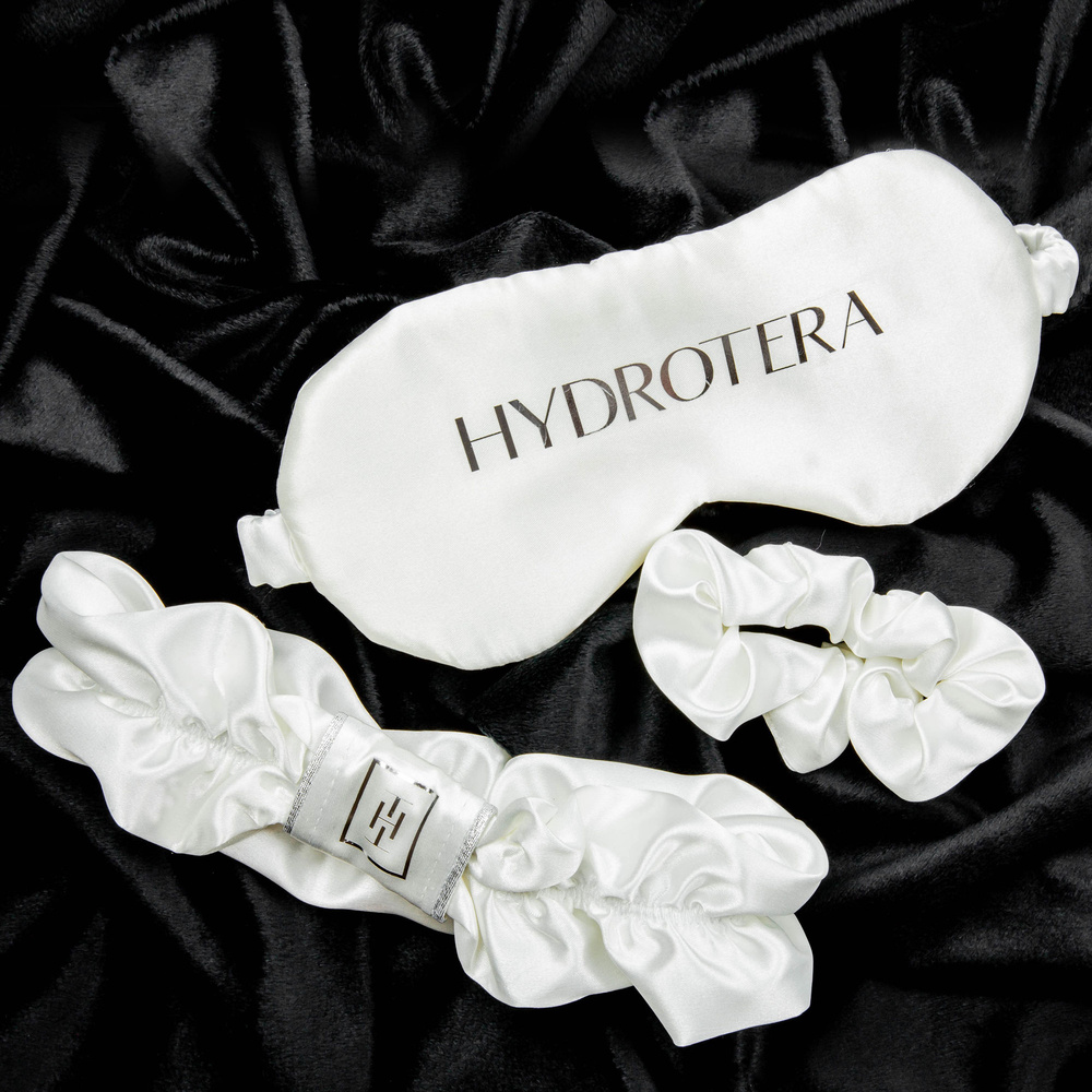 hydrotera Pack RELAXATION Ivoir Set de 3 accessoires, cheveux et visage