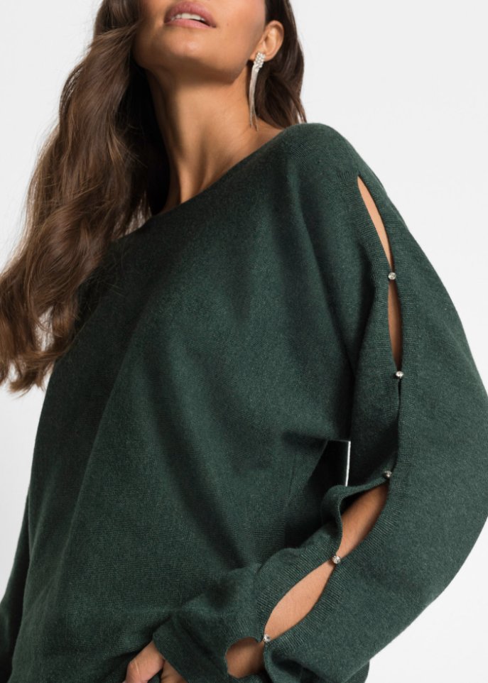 Pullover mit Perlen
