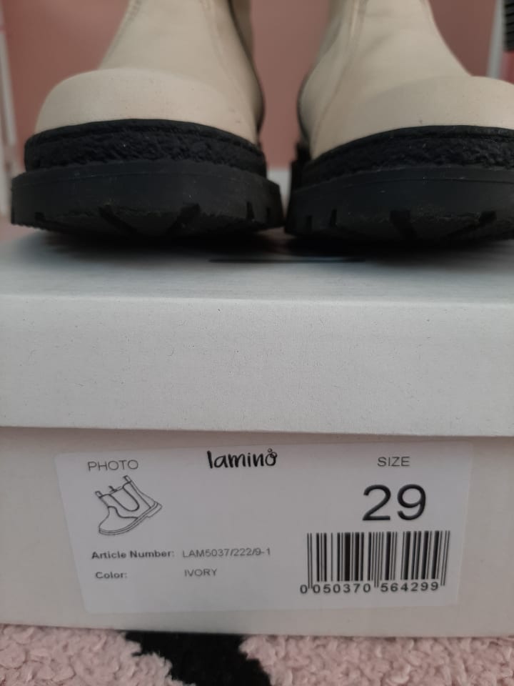 lamino Leder-Chelsea-Boots in Weiß günstig kaufen 29
