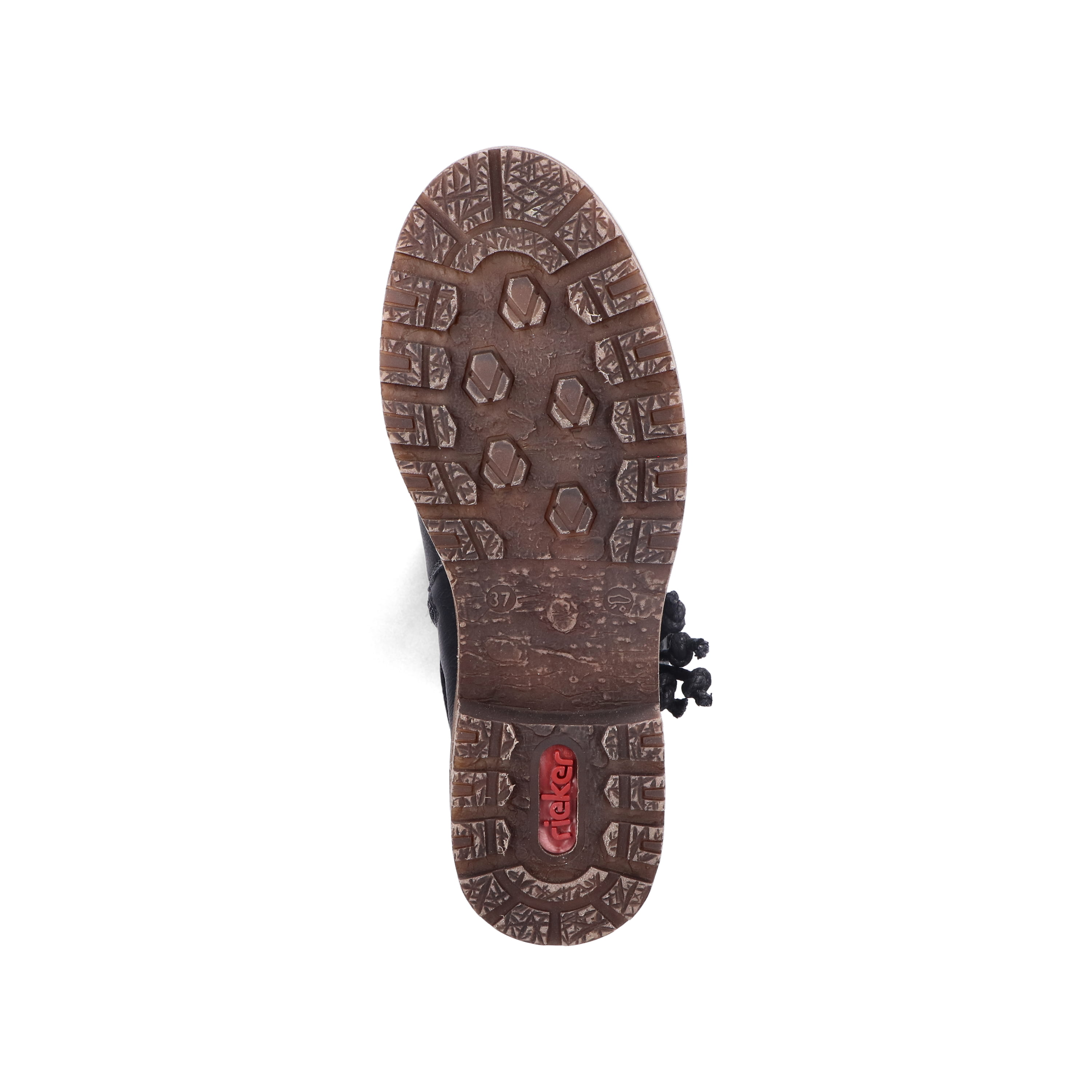 Rieker Damen Hochschaftstiefel tiefschwarz