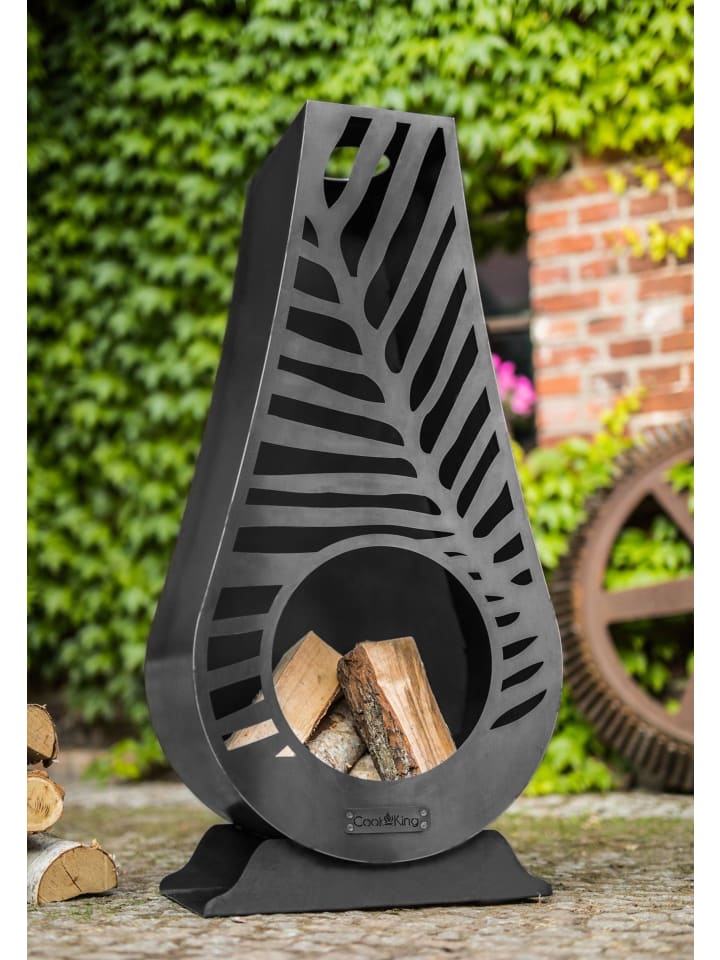 GMD Living Gartenkamin LIMA in Schwarz günstig kaufen 50 x 33 cm