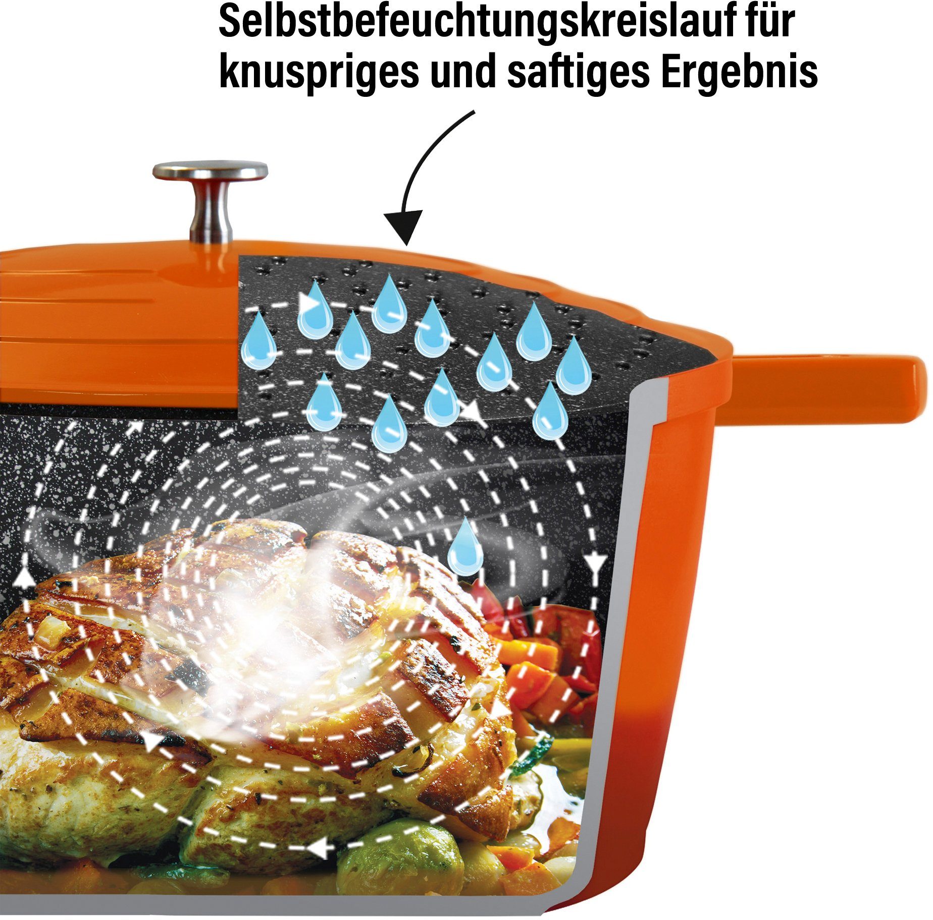 STONELINE Bräter, Aluminiumguss (1-tlg), 28 cm, Induktion