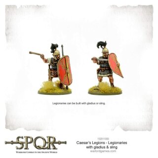 SPQR: Caesar's Legions - Legionaries with gladius & sling (EN)