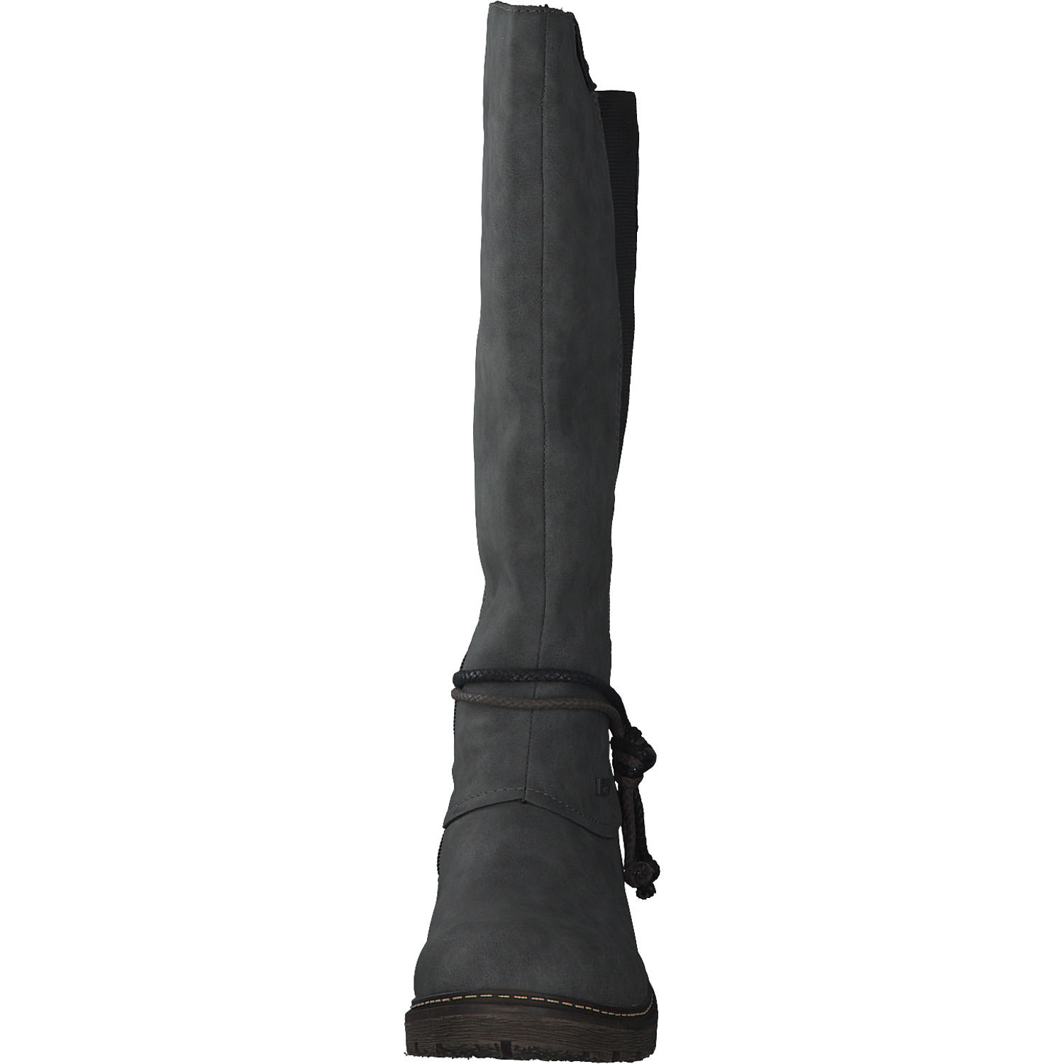 Rieker Z4774, Overknee-Stiefel, Damen, Grau