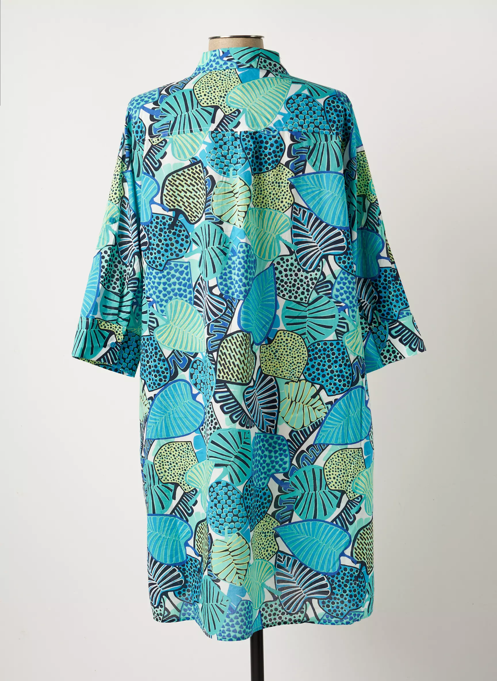 Olsen Robes Mi Longues Femme couleur bleu