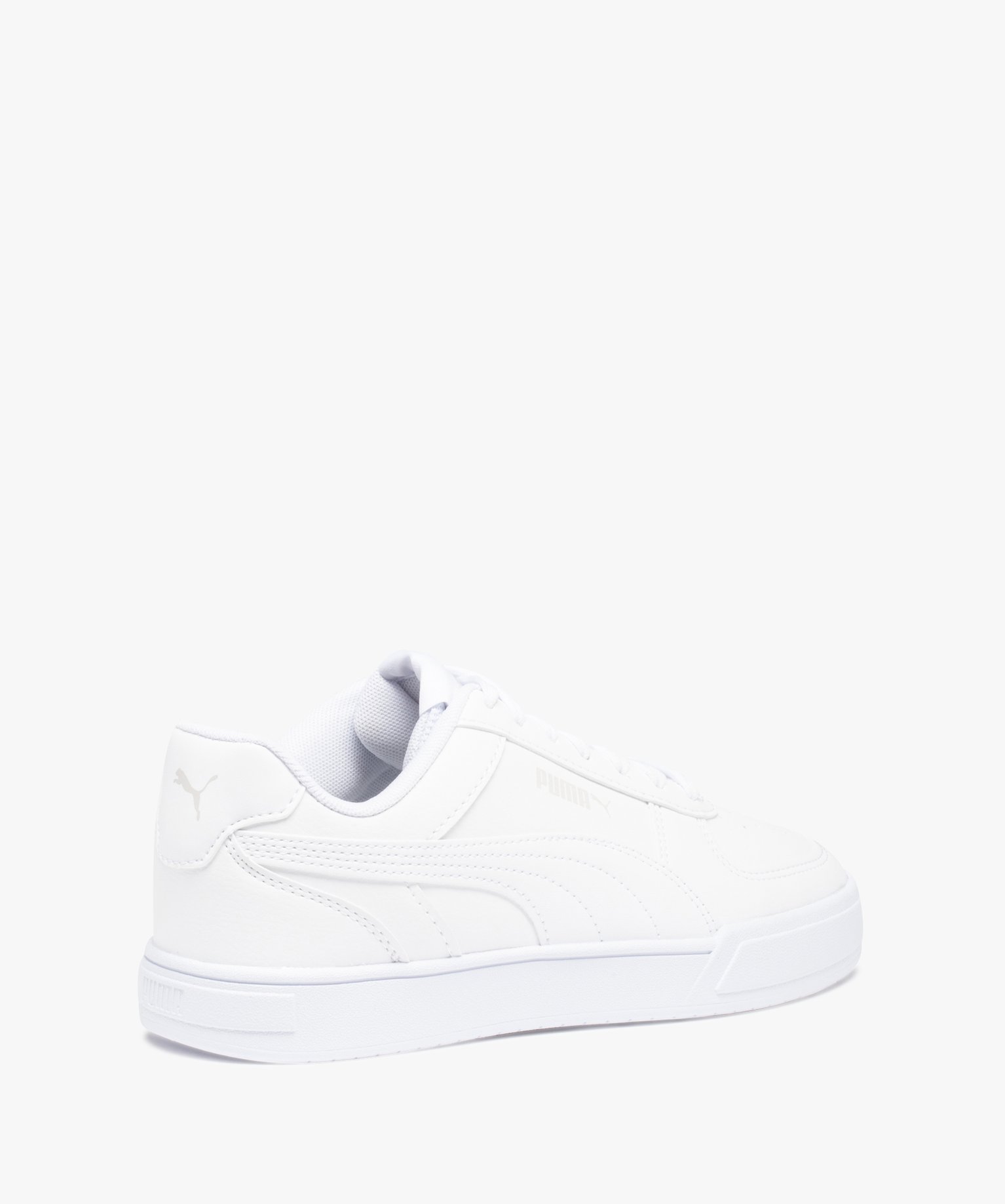 Baskets Garçon unies à lacets – Puma Caven blanc | GEMO