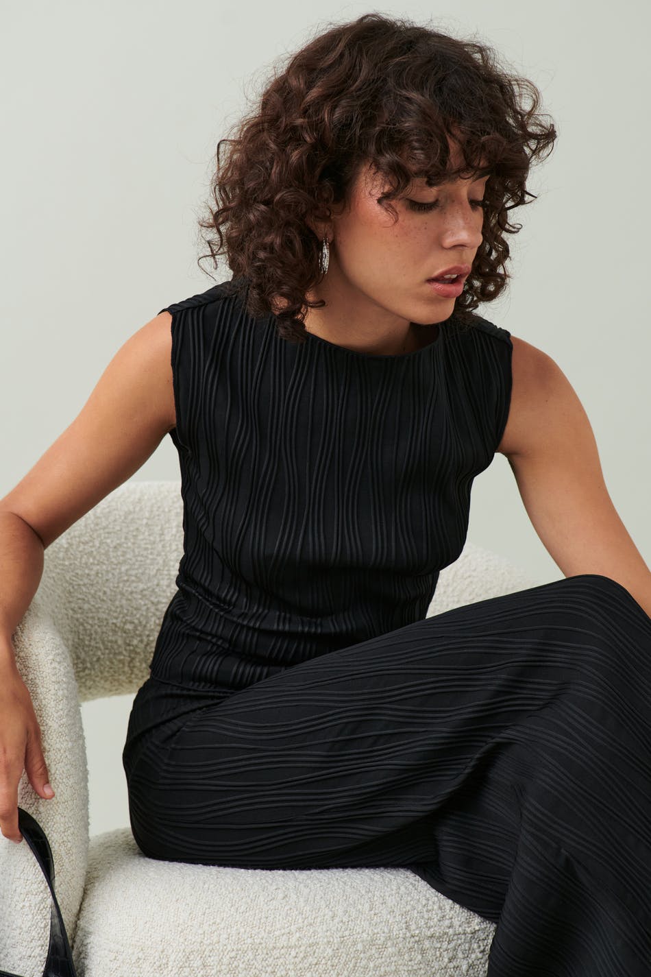 Wave textured top