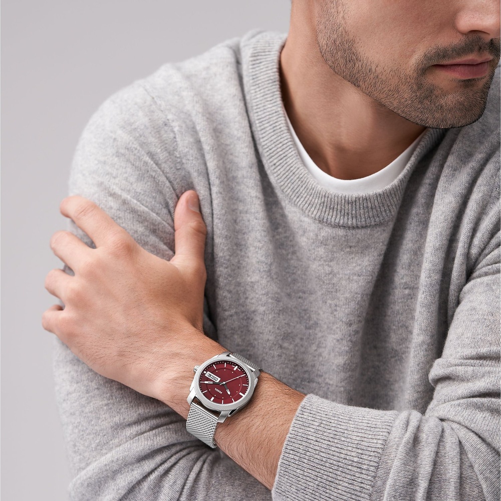 Fossil Montre pour hommes Acier inoxydable Montre