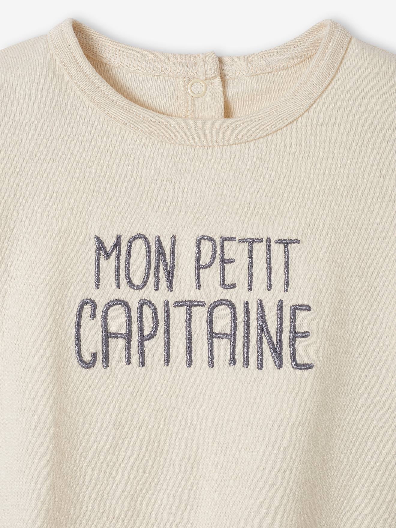 T-shirt personnalisable bébé vert d'eau