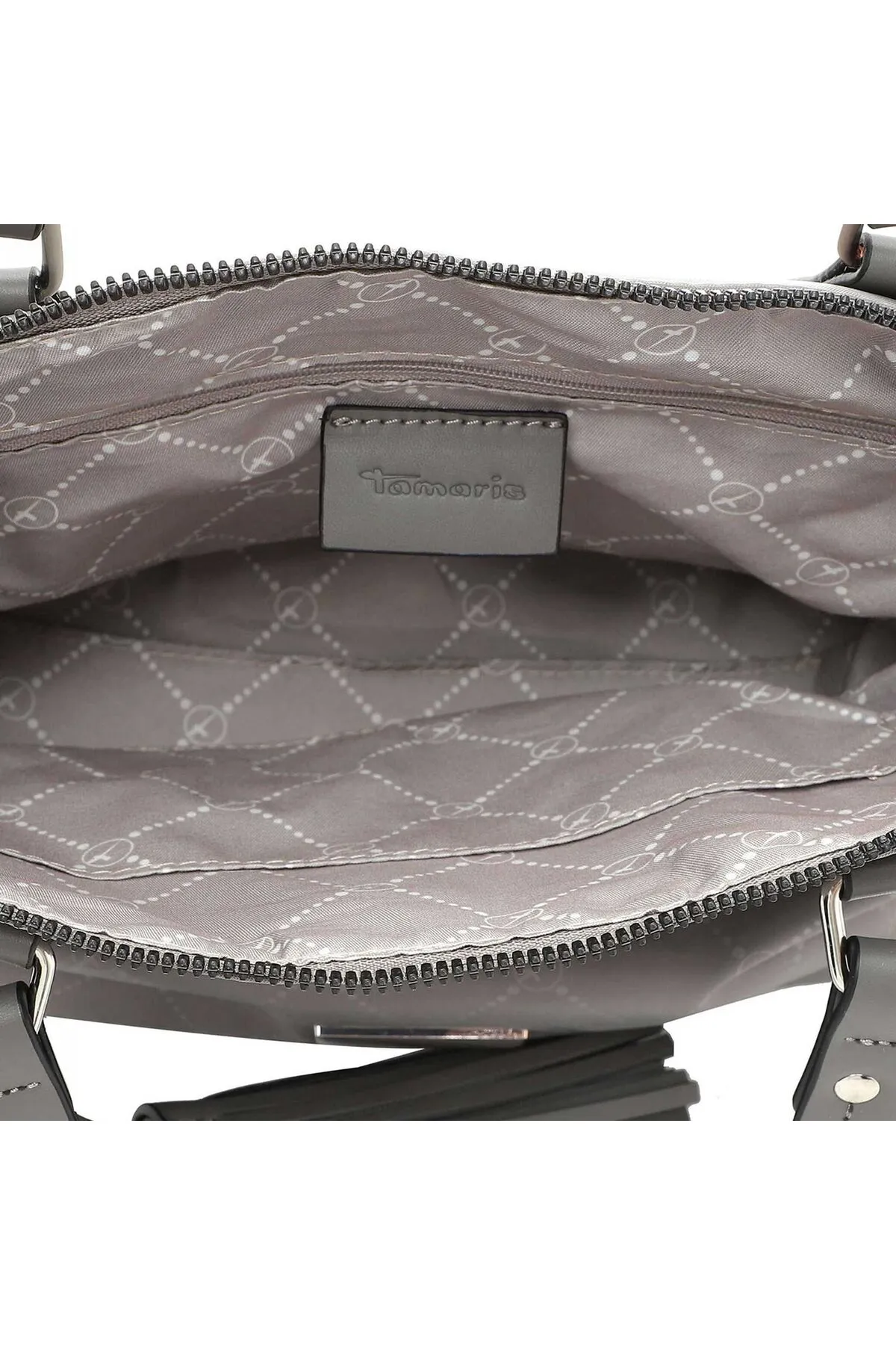 Tamaris  Handtasche - Grau - Unifarben