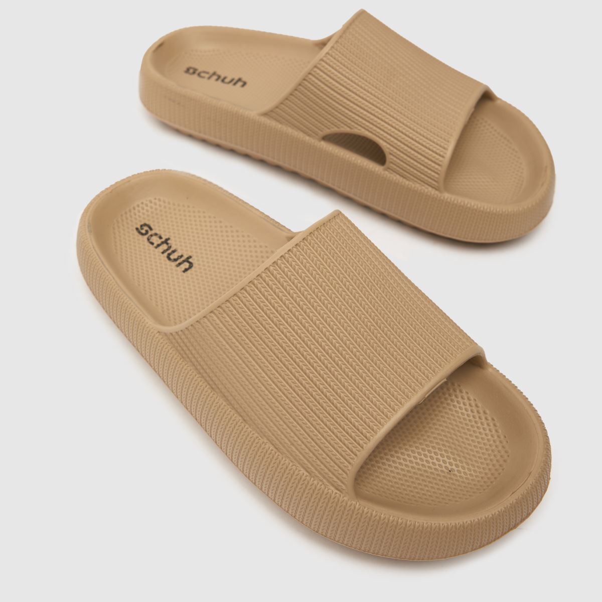 Sandali schuh taye slider v naravni barvi