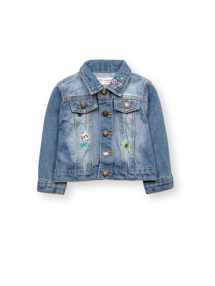 Minoti Jeansjacke Purrfect 3 in blau günstig kaufen 74/80
