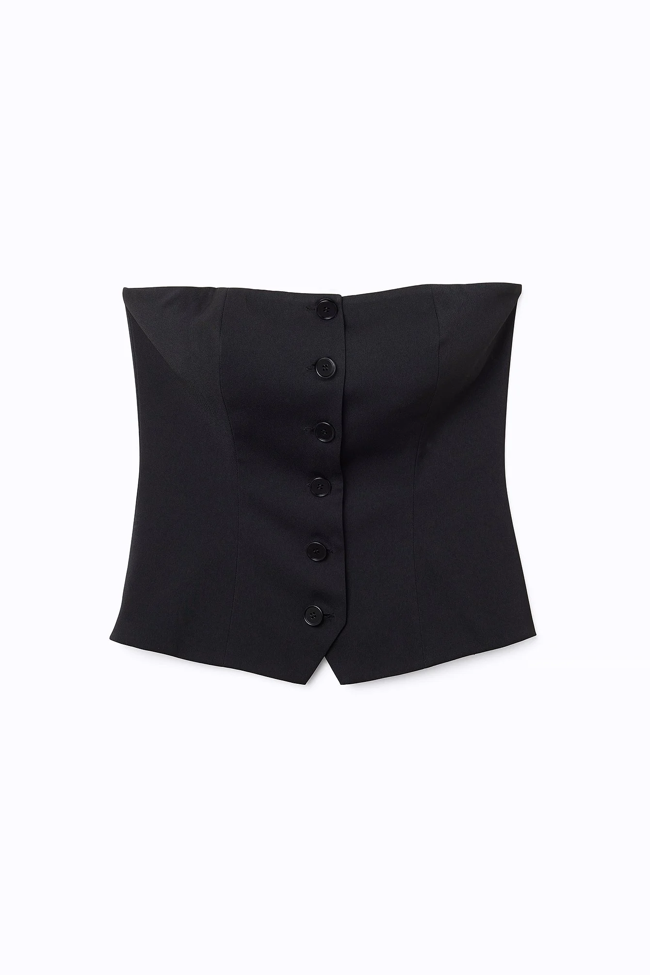 Geknöpftes Korsett mit niedriger Taille