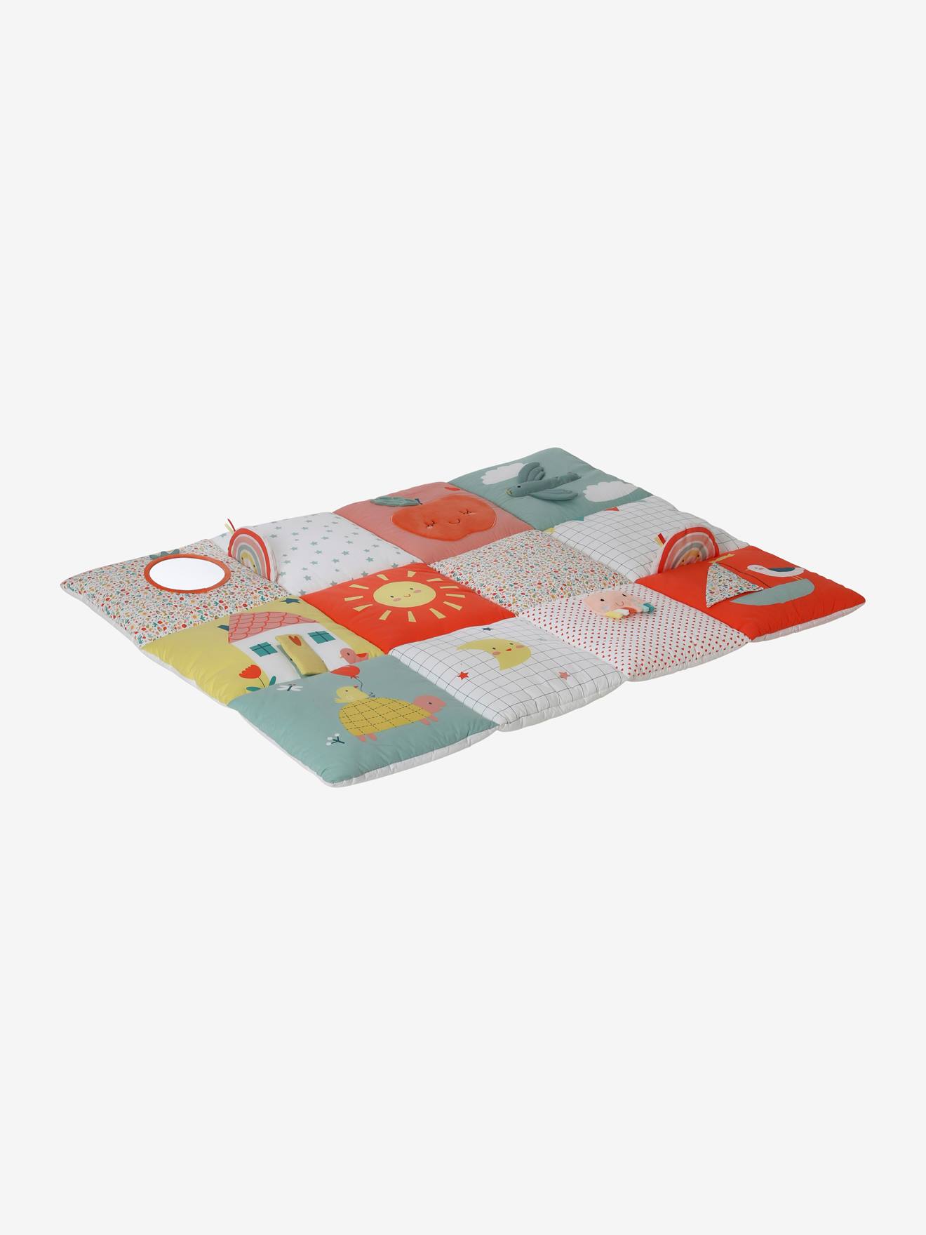 Vertbaudet Baby Activity-Decke - blau/navy sea