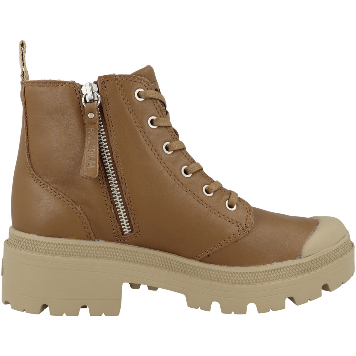 Palladium Pallabase Leather Schnürboots hellbraun