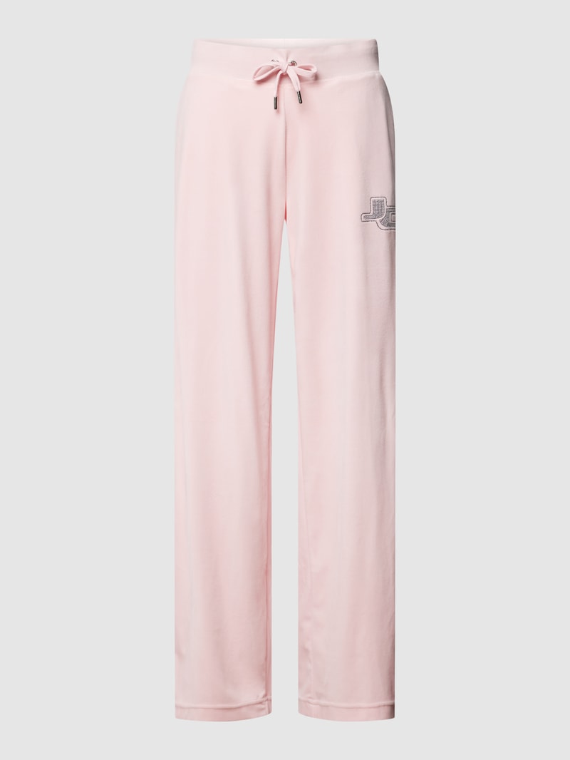 Sweatpants mit Label-Details Modell 'JERRY' in hellrosa