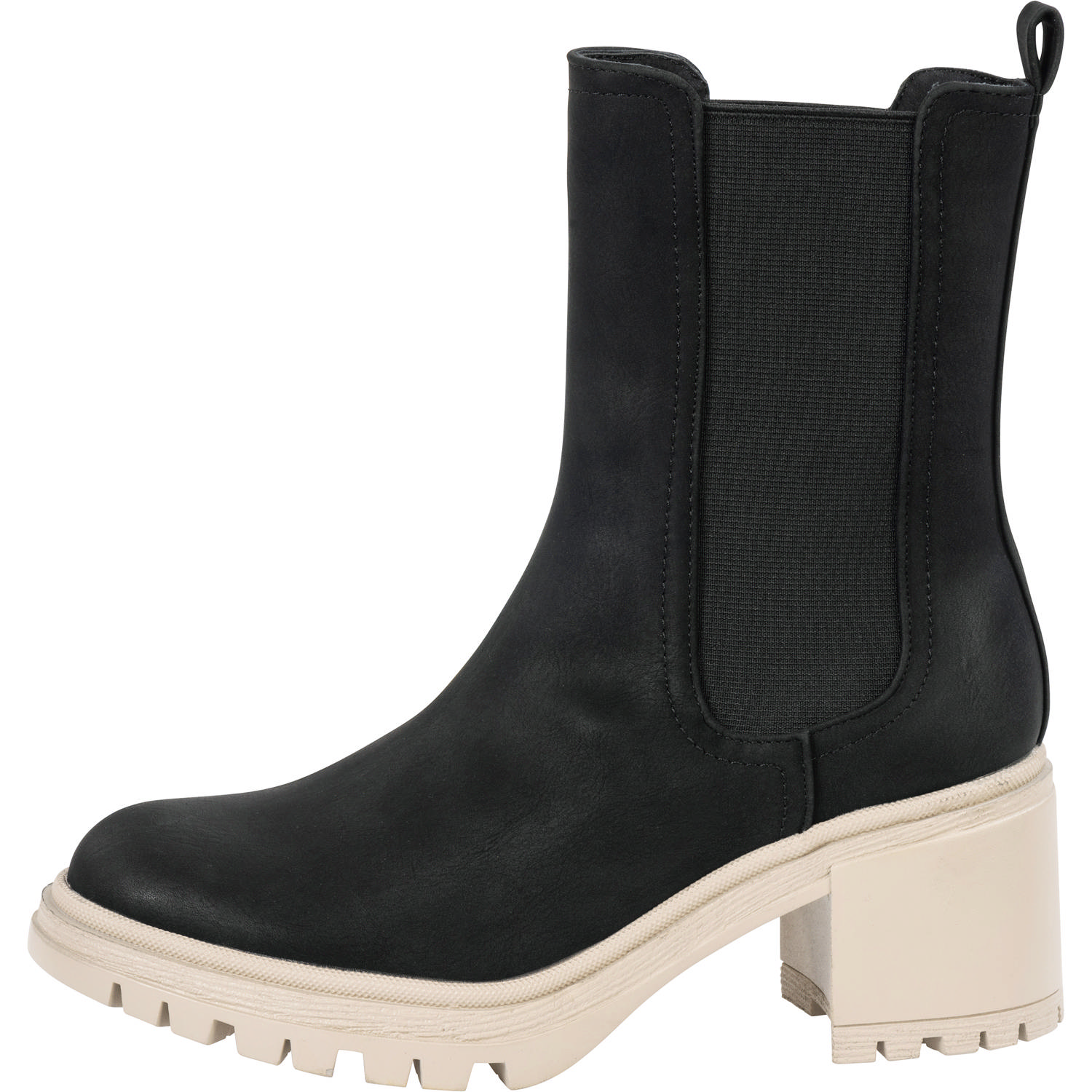 Palado Thasos 018-1401, Chelsea Boots, Damen, Schwarz/Cream