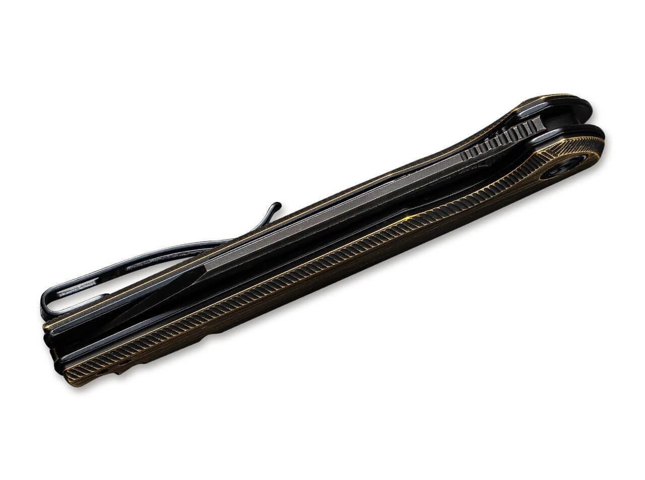 Brigand Damascus Brass Black