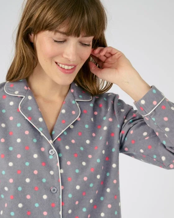 Liquette flanelle coton imprimée