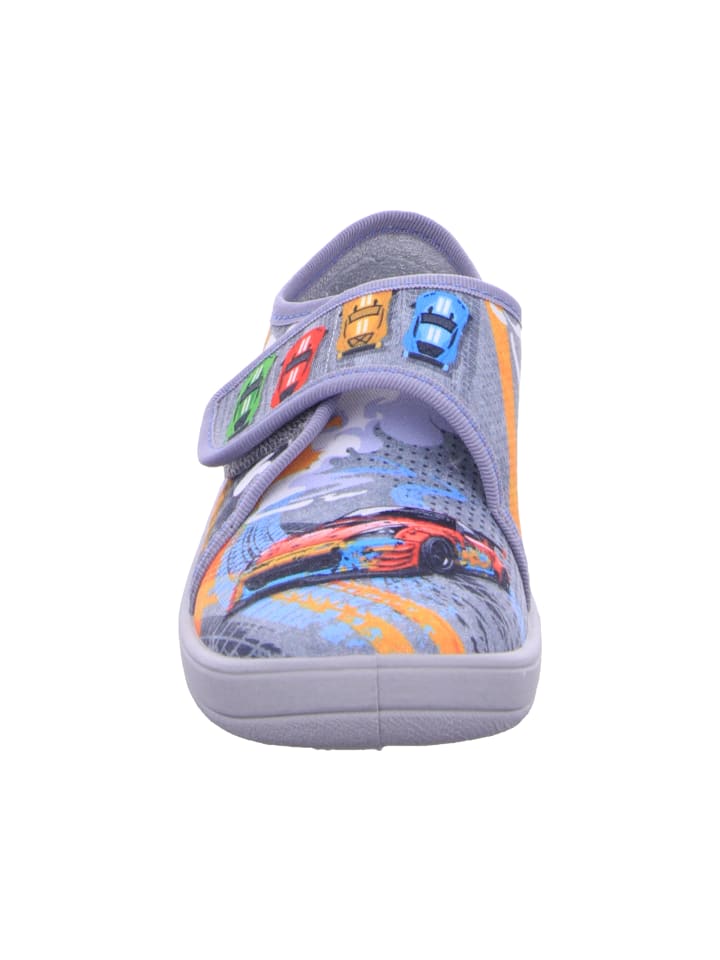 Fischer Markenschuh Hausschuh in grau günstig kaufen