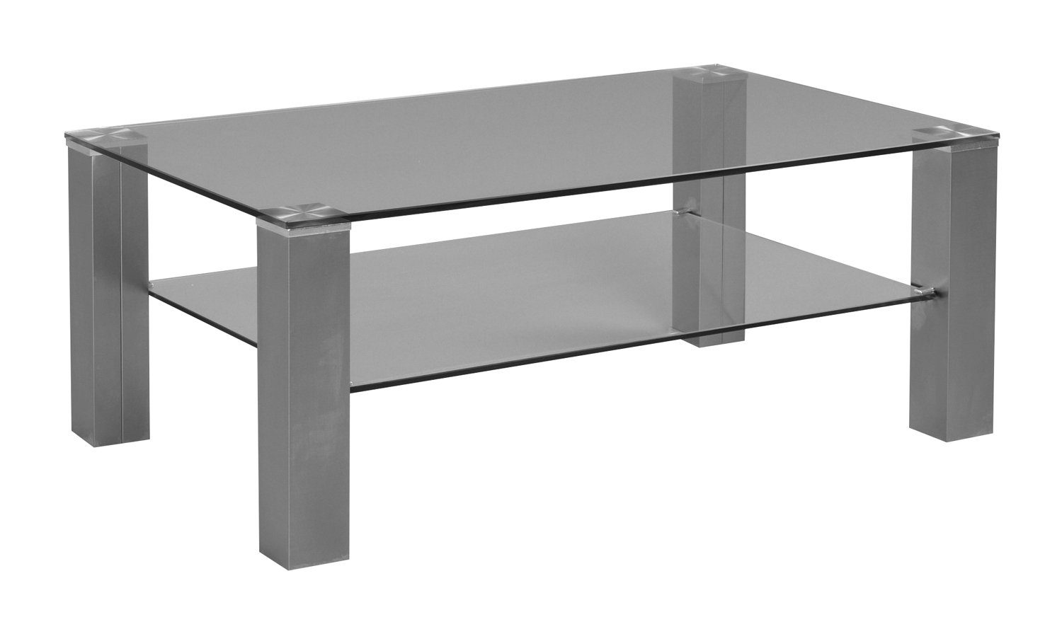 M2 Kollektion Couchtisch Couchtisch, CREO, Grau, B 105 x T 65 cm
