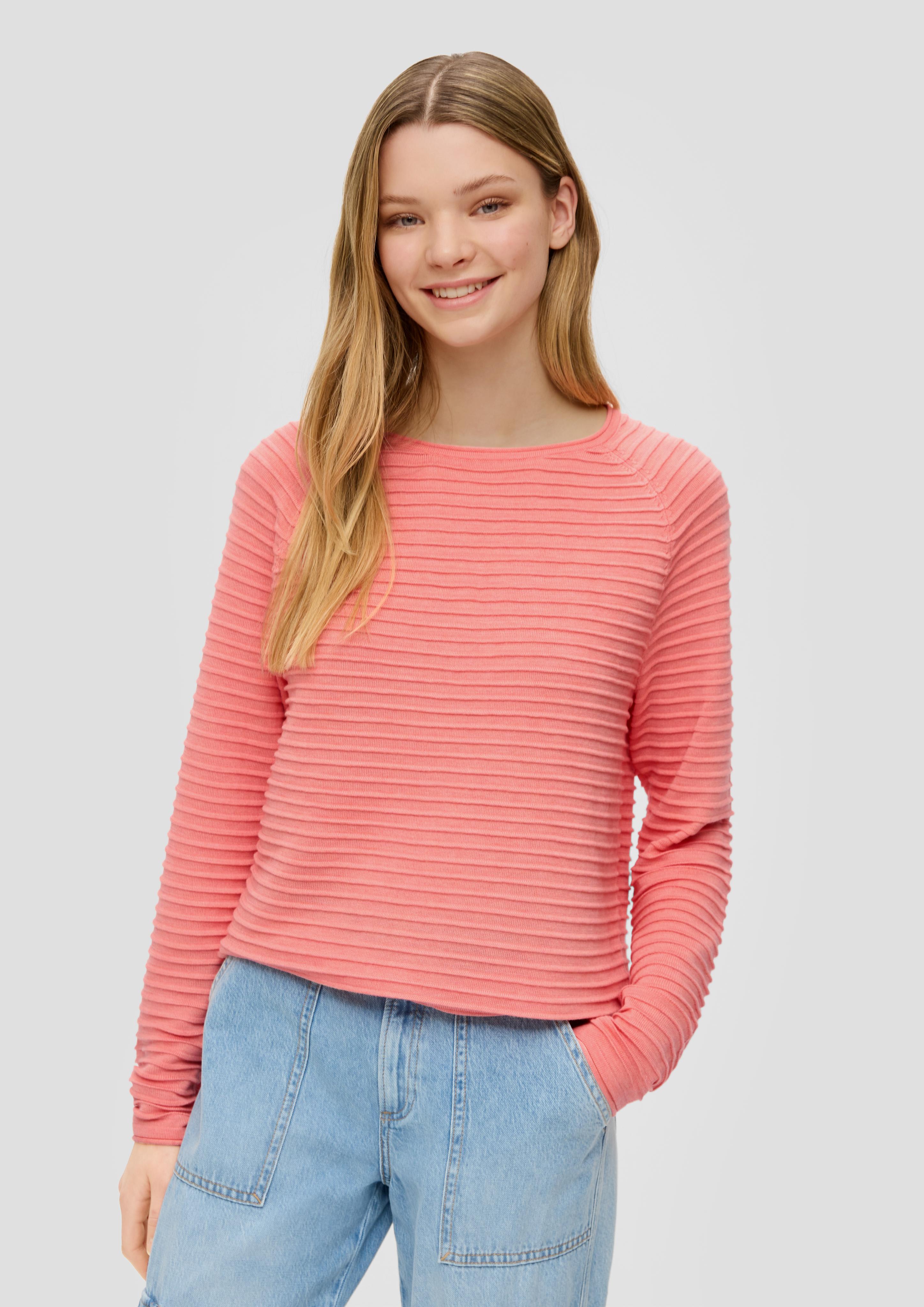 Strickpullover mit Streifen-Optik  2154039-23W0