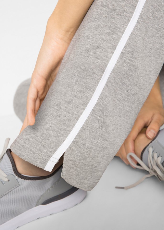 2er-Pack Baumwoll-Sweathose, gerade geschnitten