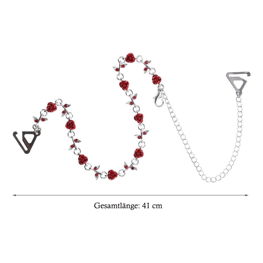 Tian Dee BH-Träger 1 Paar Strass Blume BH- Träger Unterwäsche BH Gürtel Nicht- Slip