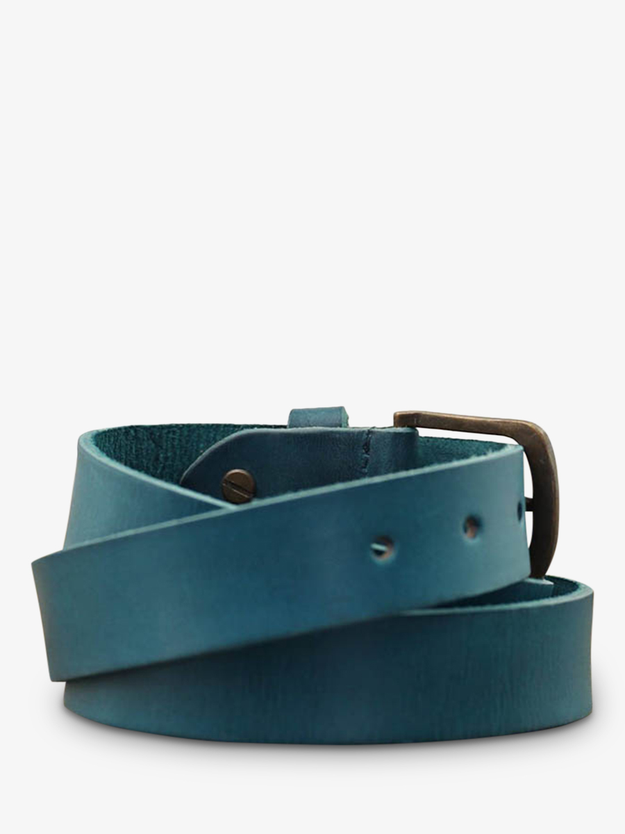 LaCeinture à Boucle - Bleu Piscine