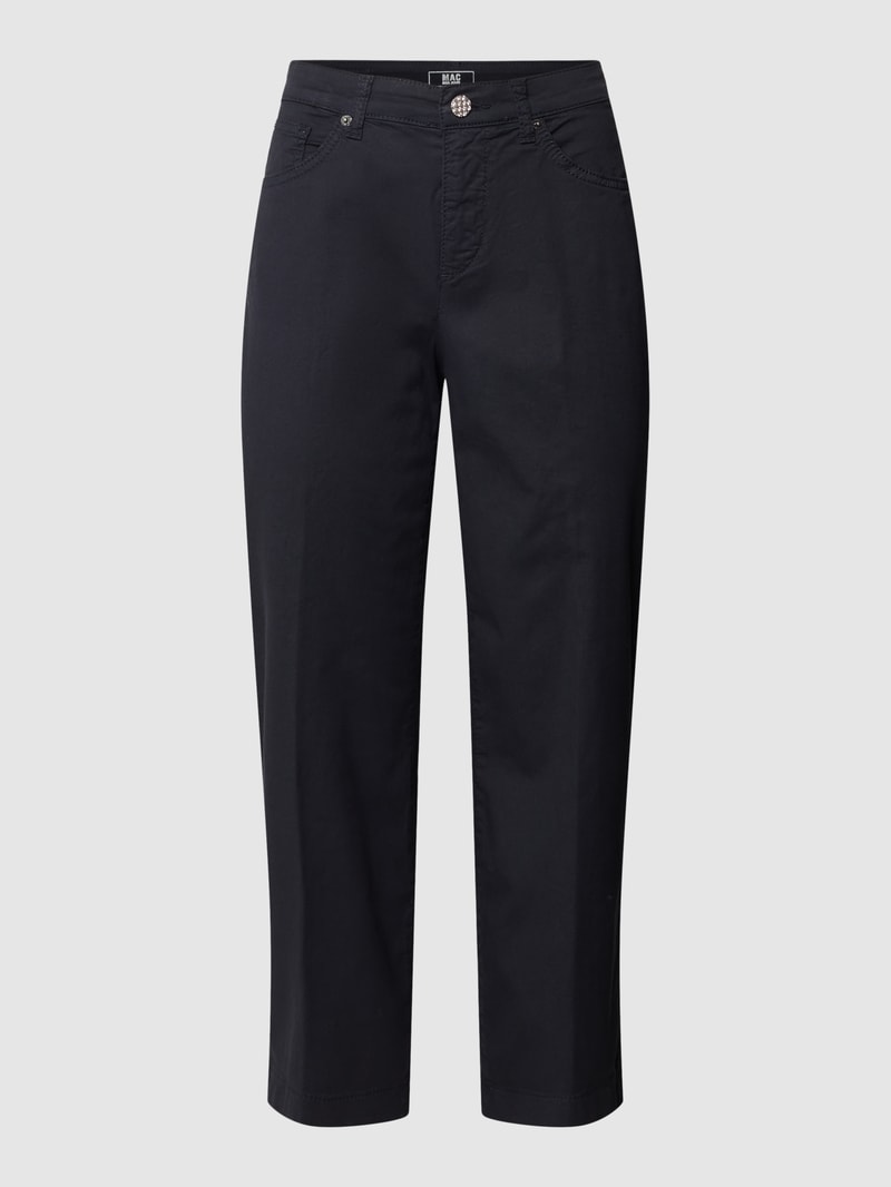 Jeans in verkürzter Passform Modell 'RICH CULOTTE' in dunkelblau
