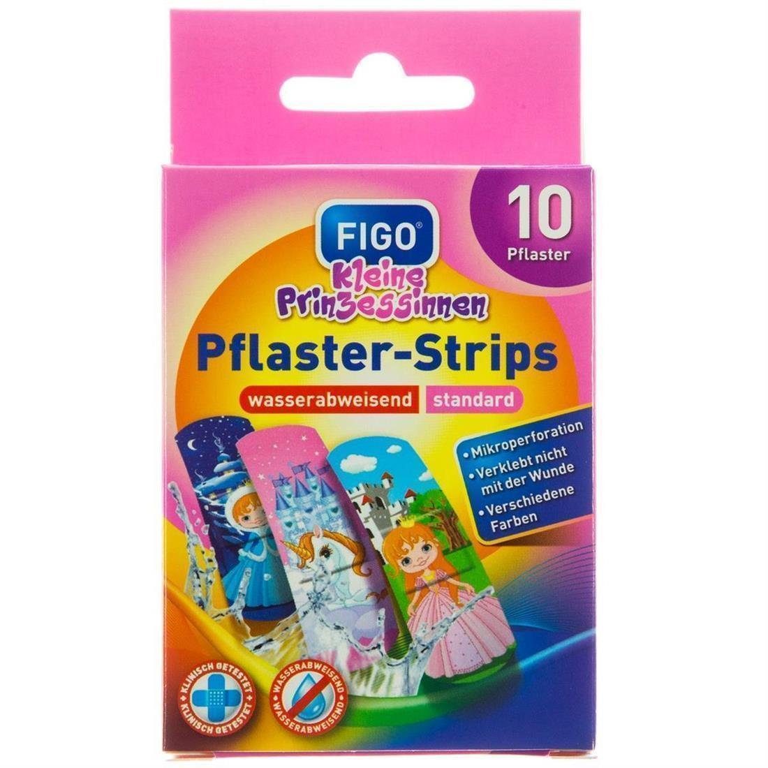 FIGO Fixierpflaster 100 Stück FIGO Kinderpflaster verschiedene Motive, 10 Packungen + 1